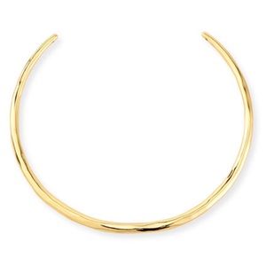 ALEXIS BITTAR • Gold Minimalist Choker Necklace